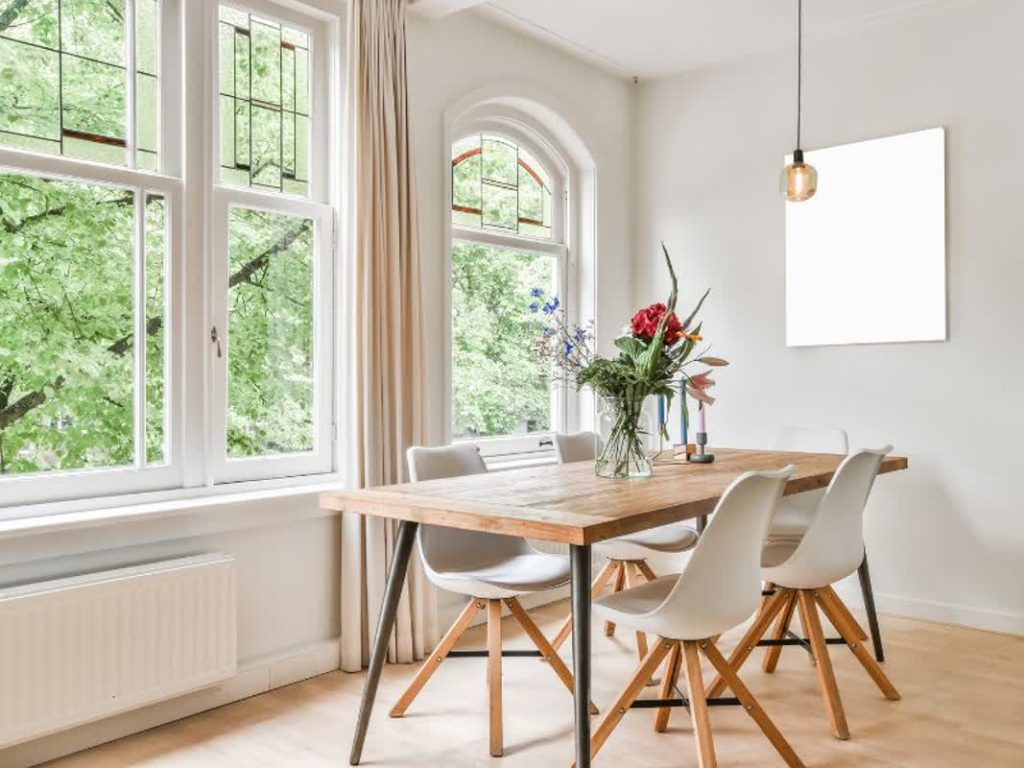 Dining Room with Double Glazed Windows